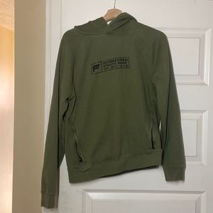 Fabletics army green workout sweatshirt